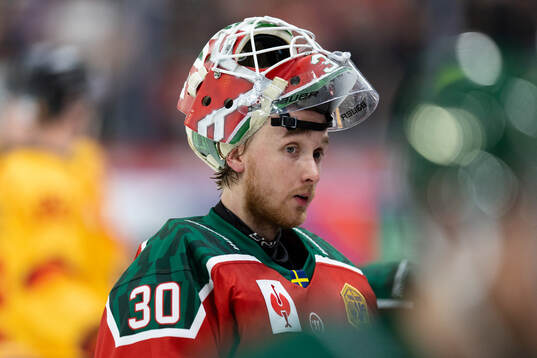 Goaltender Tobias Normann of Frölunda