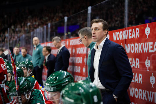 Assistant coach Martin Sandgren of Frölunda