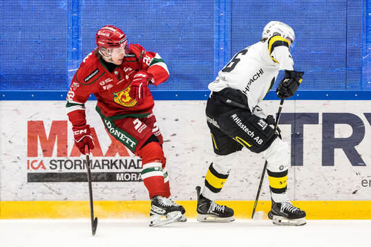 Moras Mikkel Eriksen och Västerås Victor Pantzare