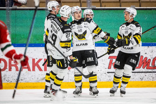 Västerås Oscar Birgersson jublar