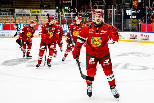 Moras Viktor Lennartsson jubel