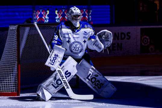 Leksands målvakt Filip Larsson