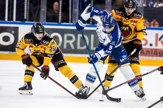 Luleås Filip Eriksson och Leksands Gabriel Fortier