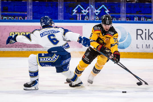 Leksands Alexander Lundqvist och Luleås Anton Levtchi