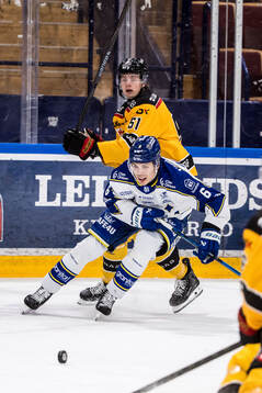 Leksands Alexander Lundqvist och Luleås Markus Nurmi