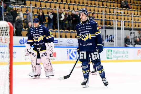 HV71s Hugo Fransson deppar