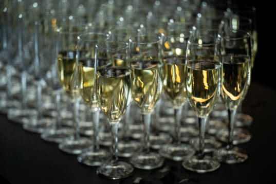 Ciderdryck i glas