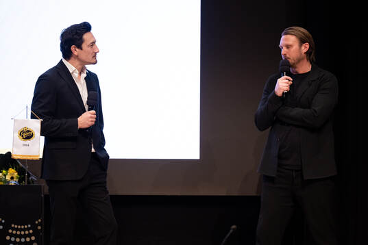 Stefan Ishizaki och Manager Björn Hamberg