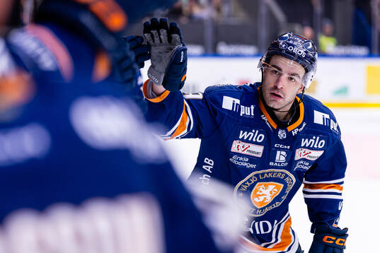 Växjös Reid Gardiner jublar