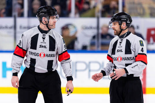 domare Richard Magnusson och domare Marcus Linde