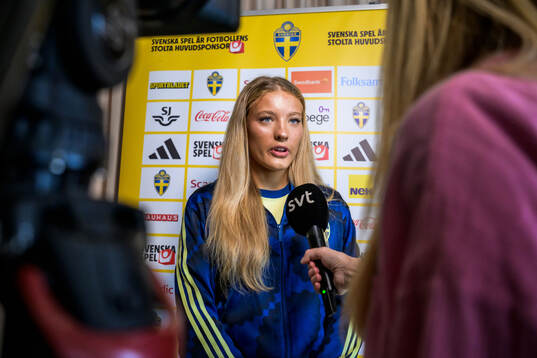 Smilla Holmberg of the women's national football team of