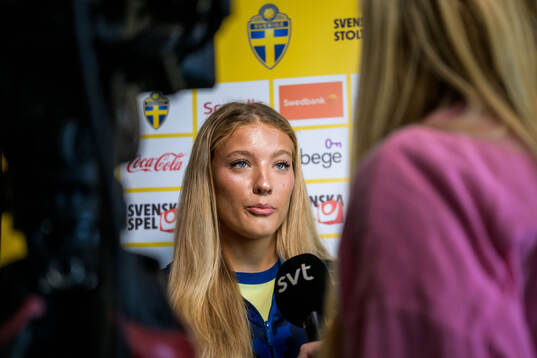 Smilla Holmberg of the women's national football team of