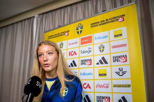 Smilla Holmberg of the women's national football team of