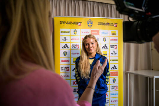 Smilla Holmberg of the women's national football team of