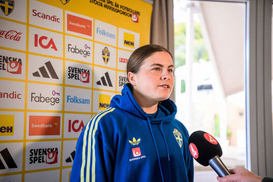 Hanna Wijk of the women's national football team of Sweden