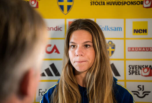 Bella Andersson of the women's national football team of