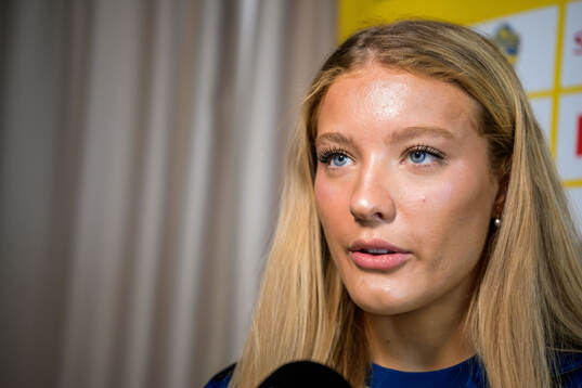 Smilla Holmberg of the women's national football team of