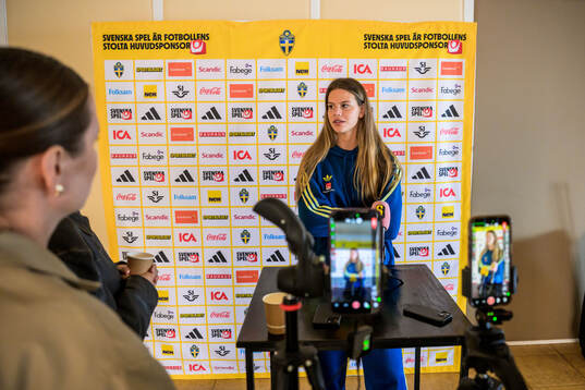 Bella Andersson of the women's national football team of