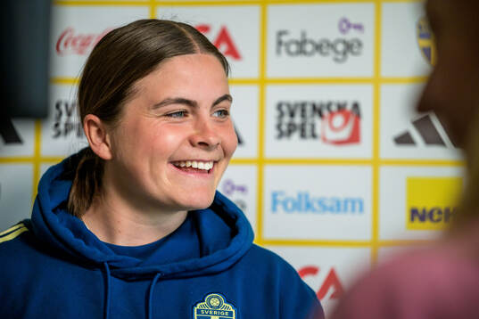 Hanna Wijk of the women's national football team of Sweden