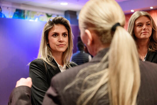 Deltagare vid en nätverkssession