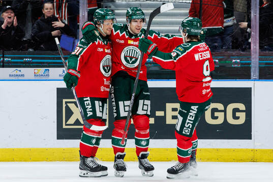Frölundas Henrik Tömmernes jublar