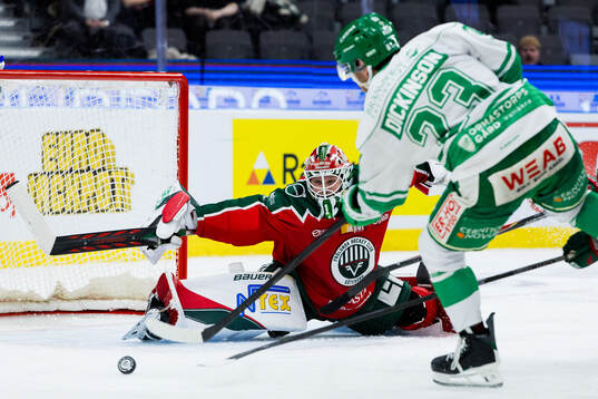 Frölundas målvakt Lars Johansson