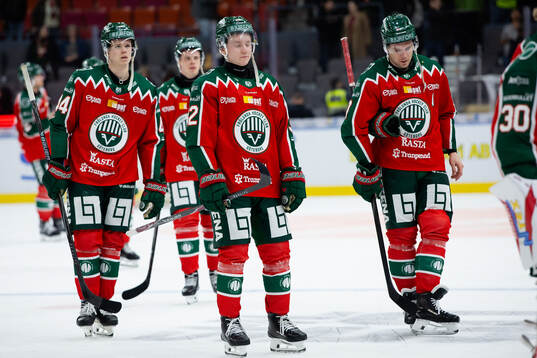 Frölundas målvakt Noah Dower Nilsson, Noah Hasa och