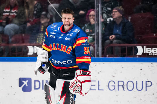 Malmö Redhawks målvakt Marek Langhamer