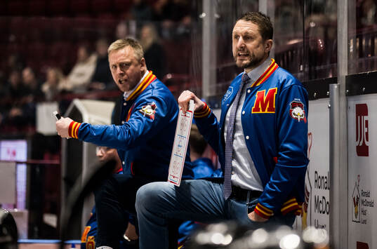 Malmö Redhawks assisterande tränare Bert Robertsson och