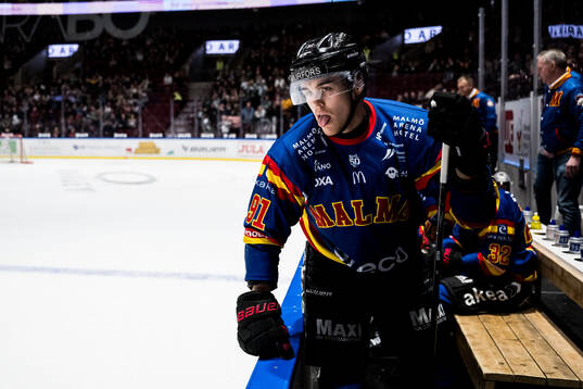 Malmö Redhawks Axel Sundberg deppar