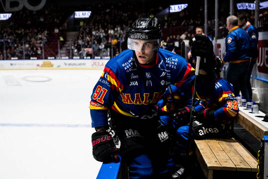 Malmö Redhawks Axel Sundberg deppar