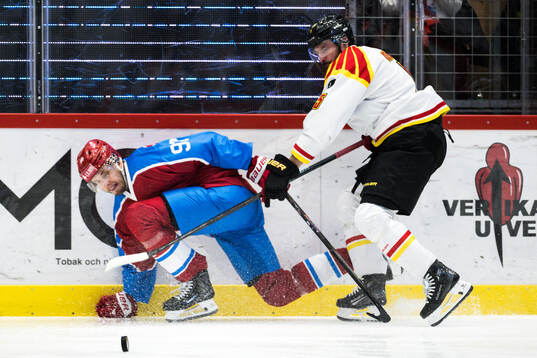 Timrås Anton Lundmark och Brynäs Michal Kempny