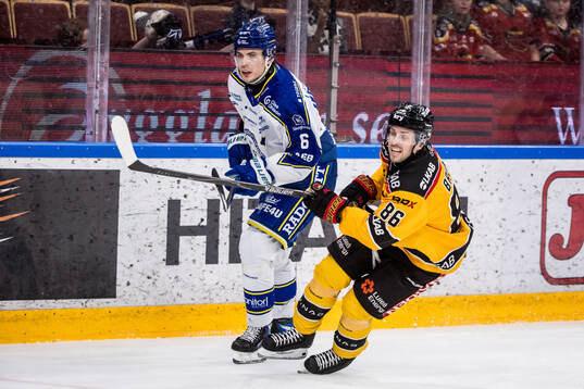 Leksands Alexander Lundqvist och Luleås Mathias Bromé