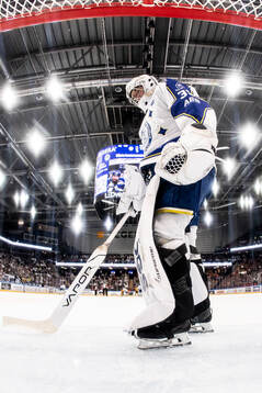 Leksands målvakt Filip Larsson