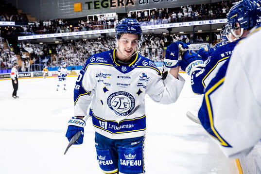 Leksands Anton Johansson jubel