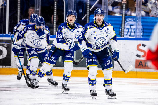 Leksands Matt Caito jubel