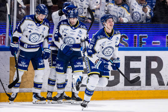 Leksands Anton Johansson jublar