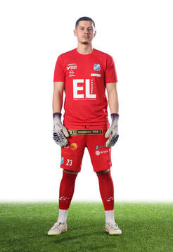 Norrbys målvakt Albin Neziri