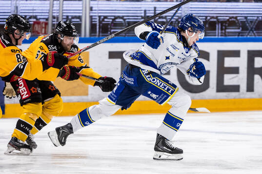 Luleås Linus Omark och Leksands Lukas Vejdemo