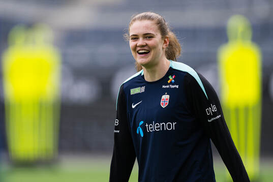 Signe Gaupset of the Norwegian women’s national football