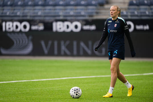Synne Jensen of the Norwegian women’s national football