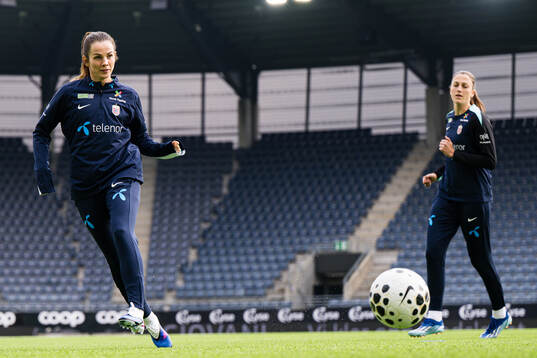Tuva Hansen of the Norwegian women’s national football