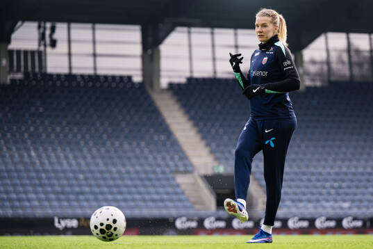 Ada Hegerberg of the Norwegian women’s national football