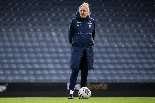 Head coach Gemma Grainger of the Norwegian women’s