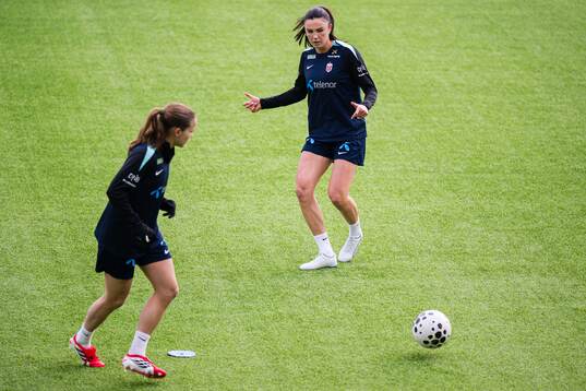 Bläddra bland fler bilder av Football, FIFA Women's World Cup Qualifier, Norway, training
