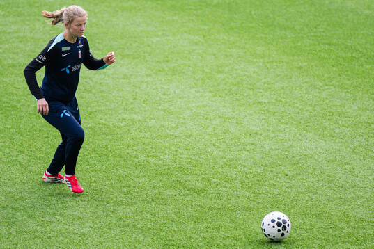 Justine Kielland of the Norwegian women’s national