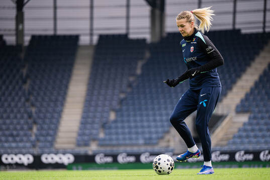 Ada Hegerberg of the Norwegian women’s national football