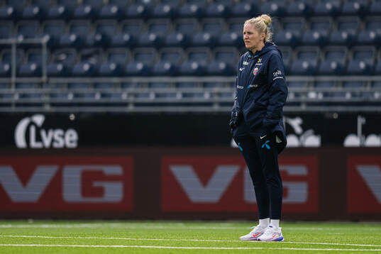 Head coach Gemma Grainger of the Norwegian women’s