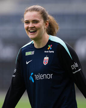 Signe Gaupset of the Norwegian women’s national football
