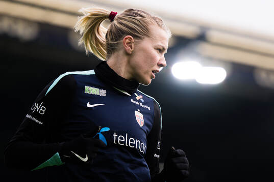 Ada Hegerberg of the Norwegian women’s national football
